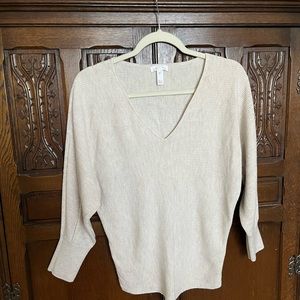 Leith ribbed bat wing sweater